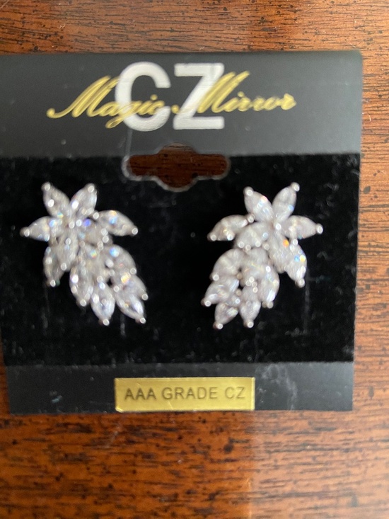 Earrings AAA Grade CZ - Picture 1 of 3